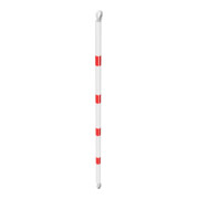 Schake Querrohr Ø 60 mm 2000mm verzinkt + Aluschellen, beschichtet, weiß / rot-2