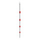 Schake Querrohr Ø 60 mm 2000mm verzinkt + Aluschellen, beschichtet, weiß / rot-4