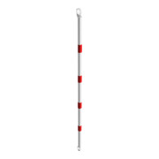 Schake Querrohr Ø 60 mm 2000mm verzinkt + Aluschellen, beschichtet, weiß / rot-4