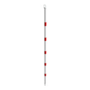 Schake Querrohr Ø 60 mm 2500mm verzinkt + Aluschellen, beschichtet, weiß / rot-4