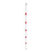 Schake Querrohr Ø 60 mm 2500mm verzinkt + Aluschellen, beschichtet, weiß / rot-4