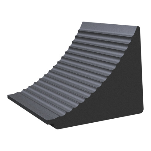 Schake Radkeil schwarz, 320 x 300 x 260 mm