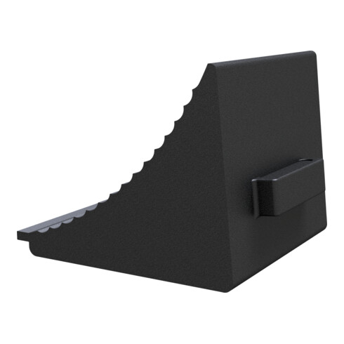 Schake Radkeil schwarz, 320 x 300 x 260 mm