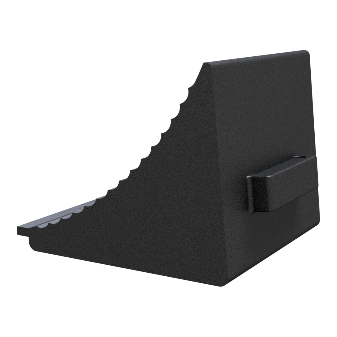 Schake Radkeil schwarz, 320 x 300 x 260 mm