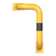 Schake Rammschutzbügel Einseitig, vertiefte Ausführung Gesamttiefe: ca. 260 mm Einseitig links gelb/schwarz Breite: 600 mm, Höhe Überflur: 1150 mm-1