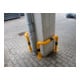 Schake Rammschutzbügel Einseitig, vertiefte Ausführung Gesamttiefe: ca. 350 mm Einseitig rechts gelb/schwarz Breite: 600 mm, Höhe Überflur: 1150 mm