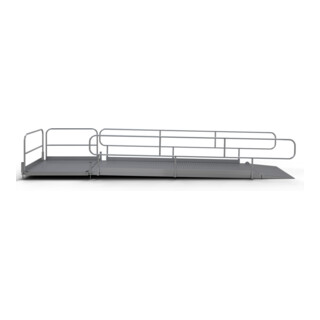Schake Rollstuhlrampe aus Aluminium zum barrierefreien