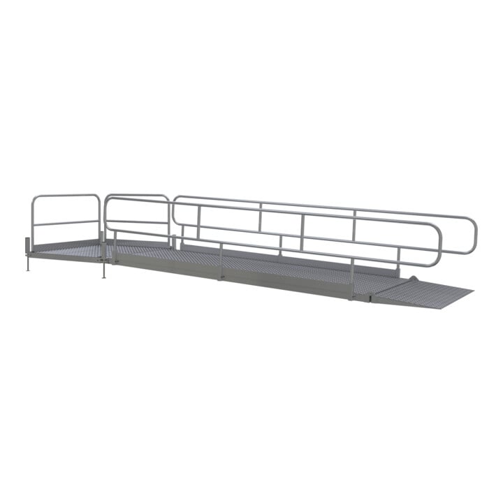 Schake Rollstuhlrampe aus Aluminium zum barrierefreien