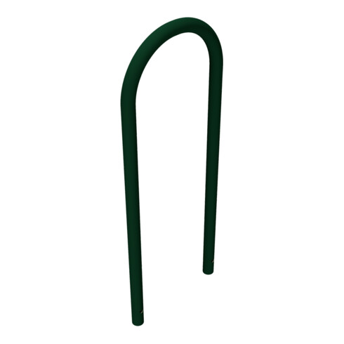 Schake Rundbügel Ø 48 x 2,5 mm Breite: 460 mm, Höhe: 1200 mm ohne Querholm, beschichtet, RAL 6005, zum Einbetonieren