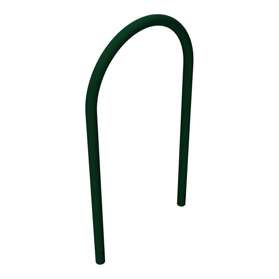 Schake Rundbügel Ø 48 x 2,5 mm Breite: 650 mm, Höhe: 1200 mm ohne Querholm, beschichtet, RAL 6005, zum Einbetonieren