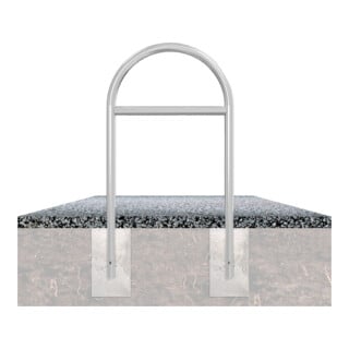 Schake Rundbügel Ø 48 x 2,5 mm Breite: 650 mm, Höhe: 1200 mm, zum Einbetonieren