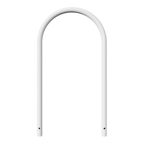 Schake Rundbügel aus Stahlrohr Ø 48 x 2,5 mm Breite: 650 mm, Höhe: 1200 mm ohne Querholm, zum Einbetonieren