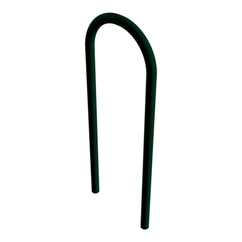 Schake Rundbügel Ø 48 x 2,5 mm Breite: 460 mm, Höhe: 1200 mm ohne Querholm, beschichtet, RAL 6005, zum Einbetonieren