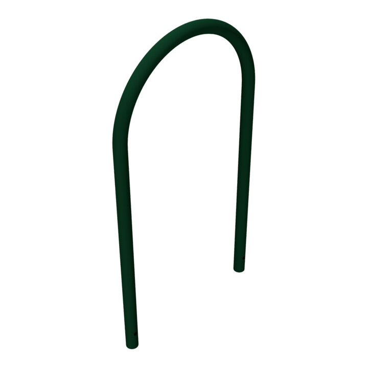 Schake Rundbügel Ø 48 x 2,5 mm Breite: 650 mm, Höhe: 1200 mm ohne Querholm, beschichtet, RAL 6005, zum Einbetonieren