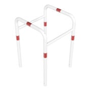 Schake Säulenschutz zum Einbetonieren, Breite: 800mm x: 800mm, Höhe Überflur: 800mm, weiss rot-4