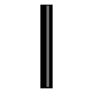 Schake Schaftrohr 40 x 40 mm verzinkt, Länge: 2,00 m