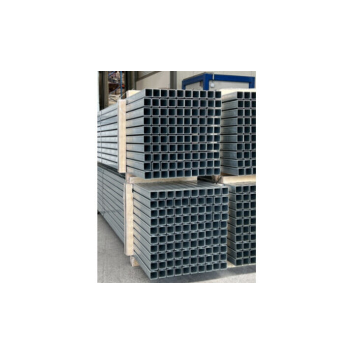 Schake Schaftrohr 40 x 40 mm verzinkt, Länge: 2,00 m