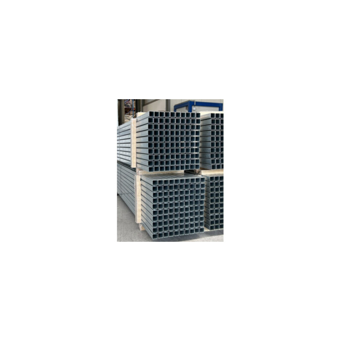 Schake Schaftrohr 40 x 40 mm verzinkt, Länge: 2,00 m