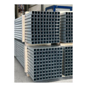 Schake Schaftrohr 40 x 40 mm verzinkt, Länge: 2,50 m-3