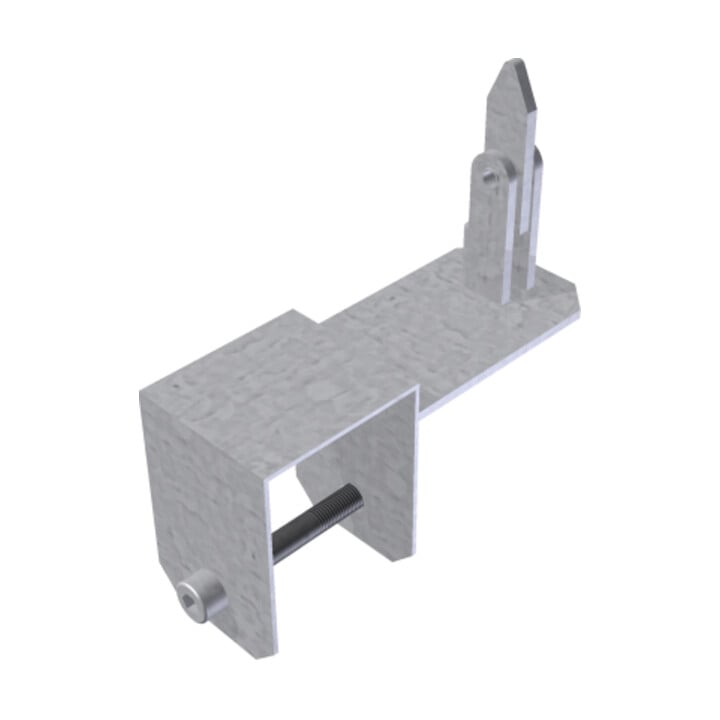 Set Schake Schachtschutzgitter, 1,00 m breit, 2-teilig + Schake Absperrschere, ausziehbar bis 2,50 m, rot/weiß + Euro 1 Schrankenzaun ohne Adapter, 2m + Schake Schrankenzaun nach TL, Länge: 2,00 m, Folie Typ 1, rot/weiß + Schake Vorwarnständer, verzinkt
