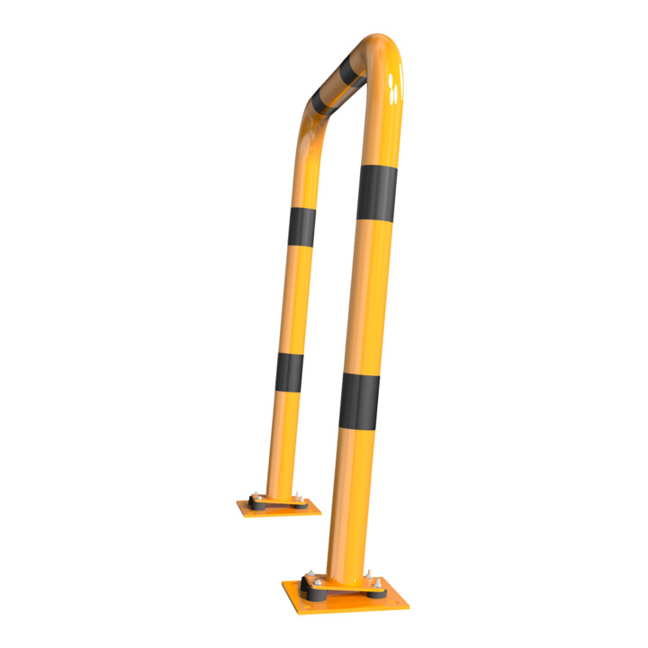 Set Schake Schutzbügel Ø76 mm, Breite 400 mm, Höhe über Flur 1150mm + BefestigungsschraubensatzTyp 1