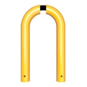 Schake Schutzbügel Ø76 mm, Breite 400 mm, Höhe über Flur 250mm, zum Einbetonieren, gelb / schwarz-5