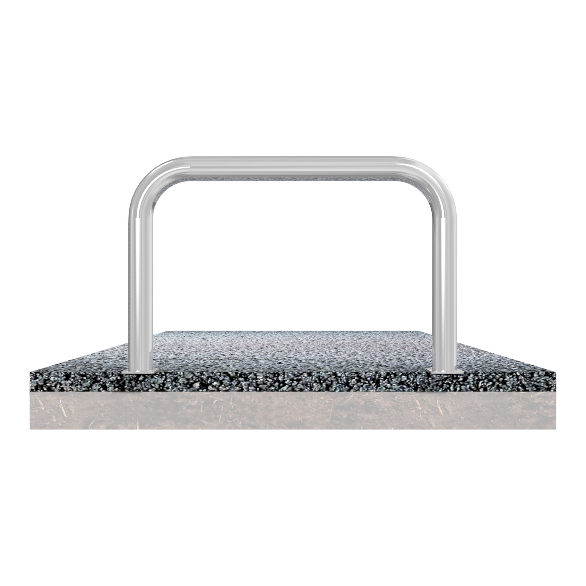 Schake Schutzbügel Ø76 mm, Breite 750 mm, Höhe über Flur 650mm, zum Aufdübeln