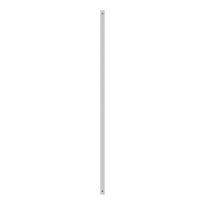 Schake Schutzgeländer Querholm Stahlrohr 60 x 40 mm inkl. Befestigungsschrauben M16x60, Länge: 2300 mm