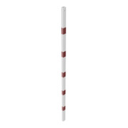 Schake Schutzgeländer Querholm Stahlrohr 60 x 40 mm inkl. Befestigungsschrauben M16x60, weiß / rot Länge: 2300 mm-5