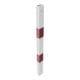 Schake Schutzgeländer Querholm Stahlrohr 60 x 40 mm inkl. Befestigungsschrauben M16x60, weiß / rot Länge: 800 mm-2