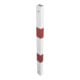 Schake Schutzgeländer Querholm Stahlrohr 60 x 40 mm inkl. Befestigungsschrauben M16x60, weiß / rot Länge: 800 mm-5