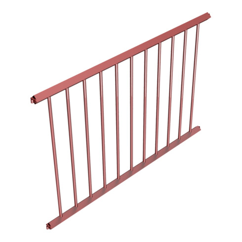 Schake Schutzzaun, Gitter 1500mm rot, beschichtet