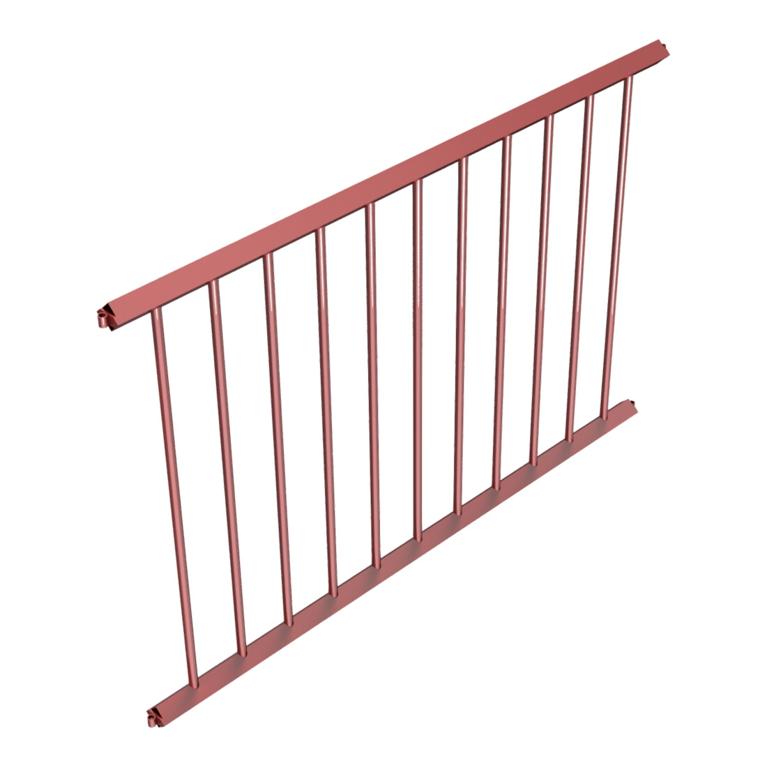Schake Schutzzaun, Gitter 1500mm rot, beschichtet