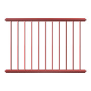 Schake Schutzzaun, Gitter 1500mm rot, beschichtet-5