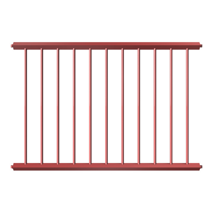 Schake Schutzzaun, Gitter 1500mm rot, beschichtet