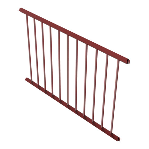 Schake Schutzzaun, Gitter 1500mm rot, beschichtet