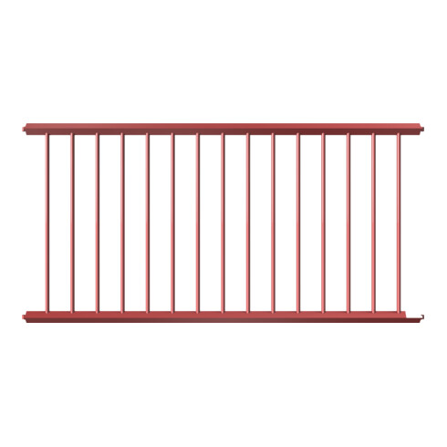 Schake Schutzzaun, Gitter 2000mm rot, beschichtet