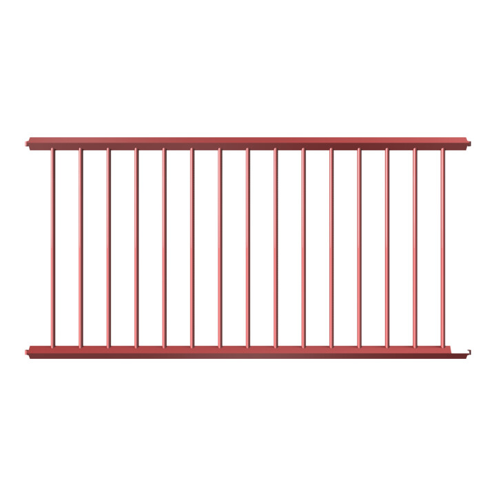 Schake Schutzzaun, Gitter 2000mm rot, beschichtet