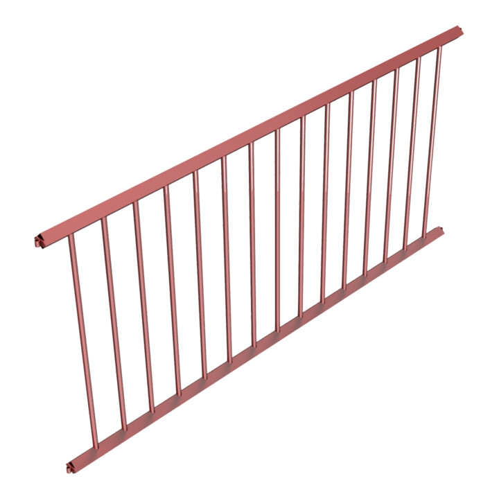 Schake Schutzzaun, Gitter 2000mm rot, beschichtet