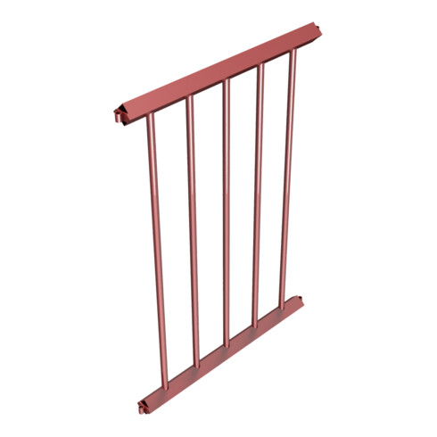 Schake Schutzzaun, Gitter 750mm rot, beschichtet