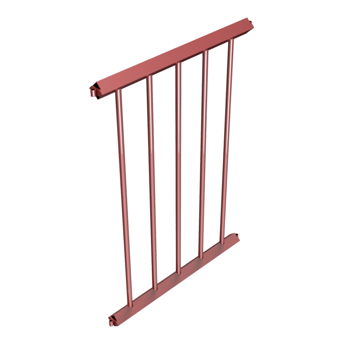 Schake Schutzzaun, Gitter 750mm rot, beschichtet