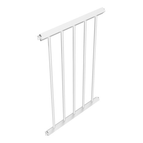 Schake Schutzzaun, Gitter 750mm weiß, beschichtet