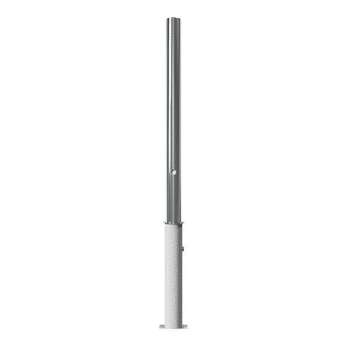 Schake Sperrpfosten aus Edelstahl 60mm Typ 4062F herausnehmbar + Dreikantverschluß DIN 3223