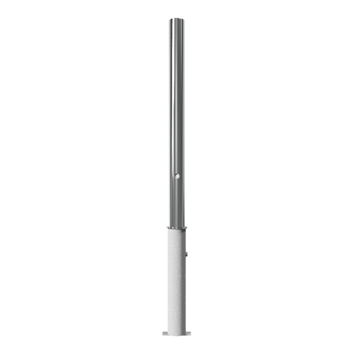 Schake Sperrpfosten aus Edelstahl 60mm Typ 4062F herausnehmbar + Dreikantverschluß DIN 3223