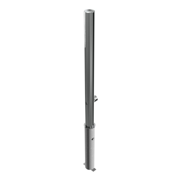 Schake Sperrpfosten aus Edelstahl 60mm Typ 4062F herausnehmbar + Dreikantverschluß DIN 3223