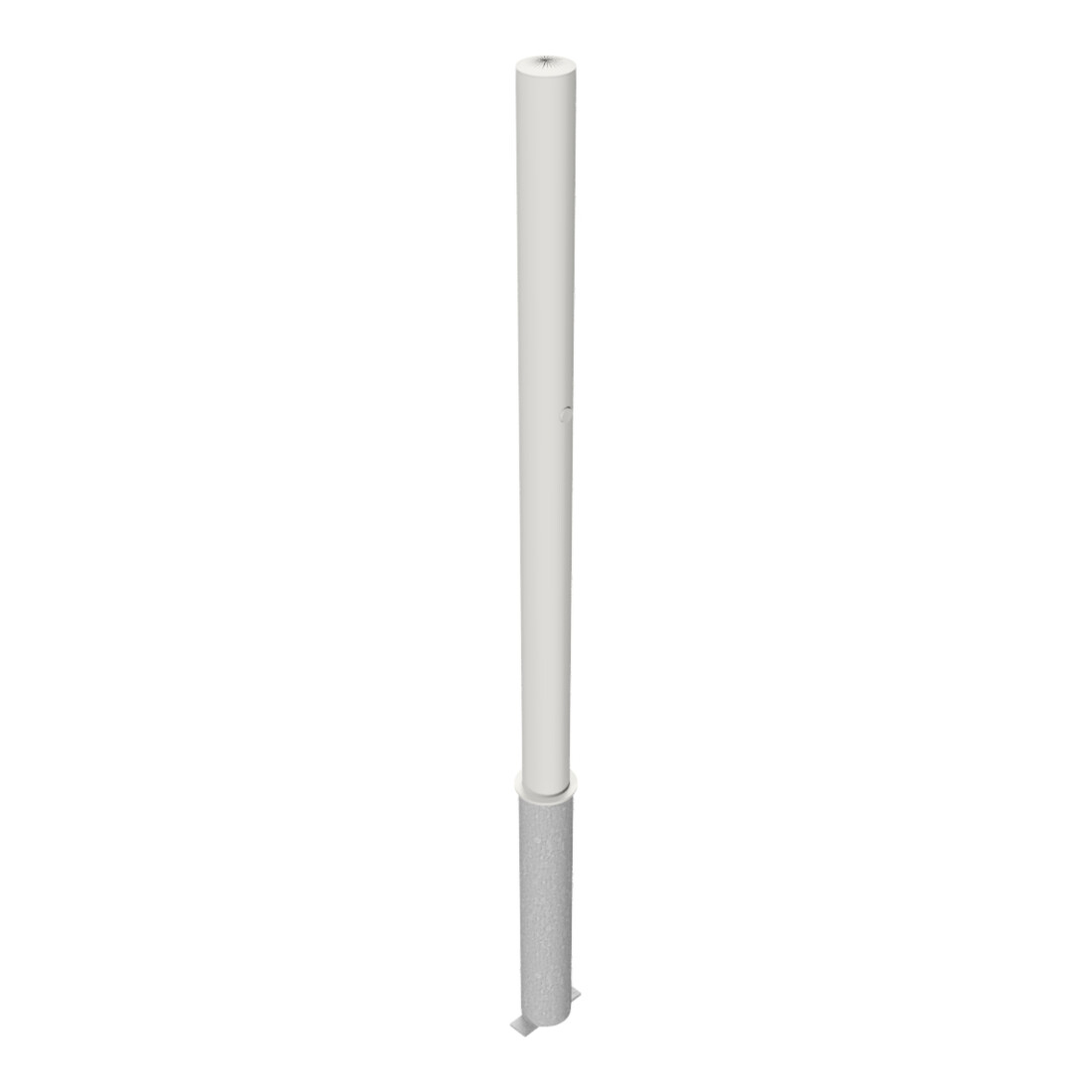 Schake Sperrpfosten aus Edelstahl 60mm Typ 4062Z herausnehmbar + Profilzylinder