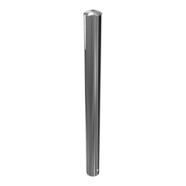 Schake Sperrpfosten aus Edelstahl Typ 40103 Ø 102mm, ortsfest Gesamtlänge: 1200mm, geschliffen