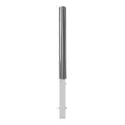 Schake Sperrpfosten aus Edelstahl Typ 40103F Ø 102mm, herausnehmbar, geschliffen + Dreikantverschluß + Bodenhülse-4