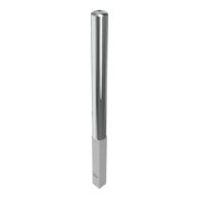 Schake Sperrpfosten aus Edelstahl Typ 40103F Ø 102mm, herausnehmbar, geschliffen + Dreikantverschluß + Bodenhülse-4