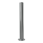 Schake Sperrpfosten aus Edelstahl Typ 40103P Ø 102mm, ortsfest zum Aufdübeln geschliffen-4